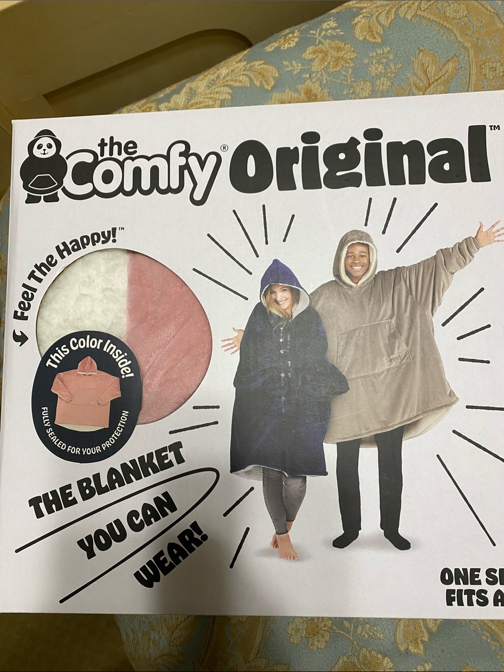 The Comfy Original Kids' Wearable Blanket Hoodie - Pink